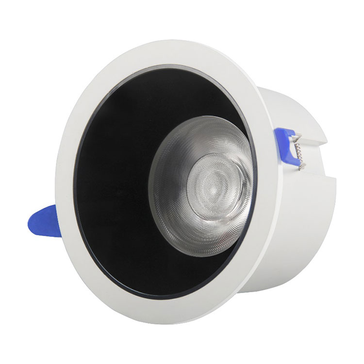 Plastic cu aluminiu COB LED Downlight